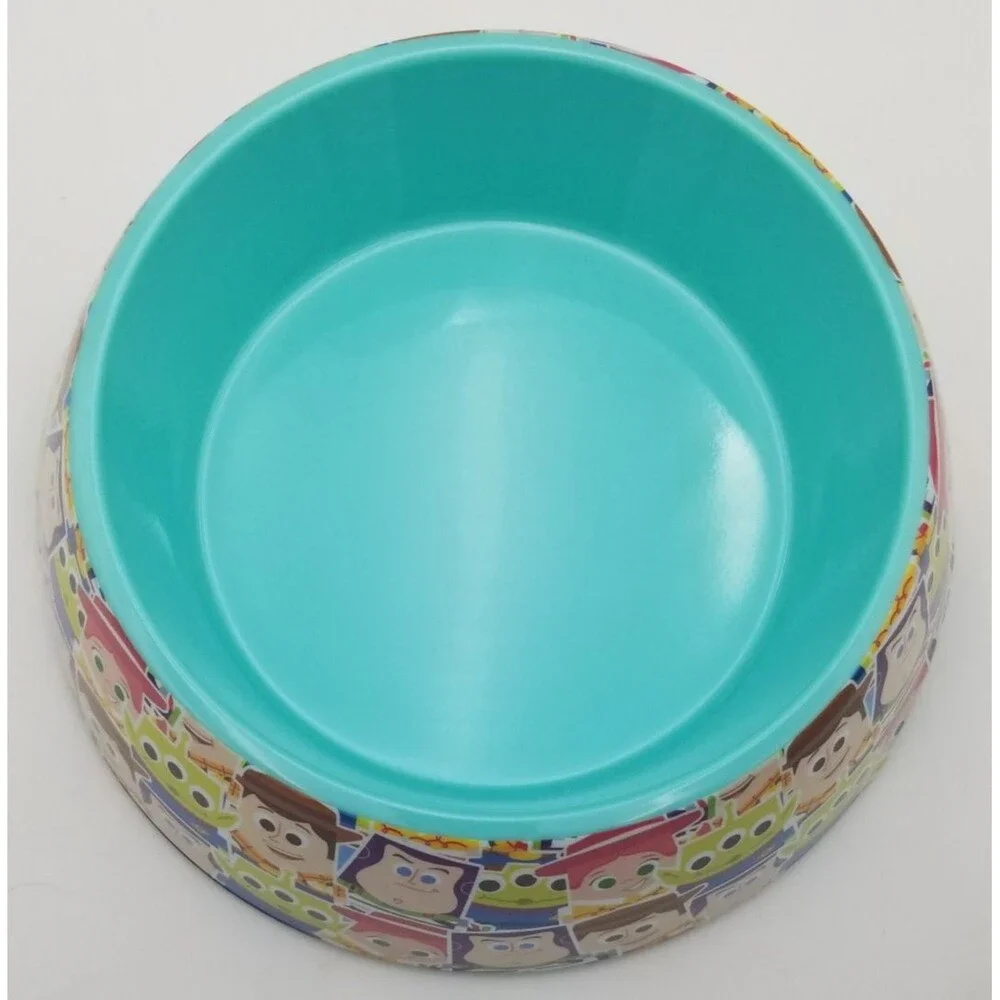NIB Chewy Toy Story Stainless Steel w/ Melamine Stand Bowl 1.75 Cups Pet Dish